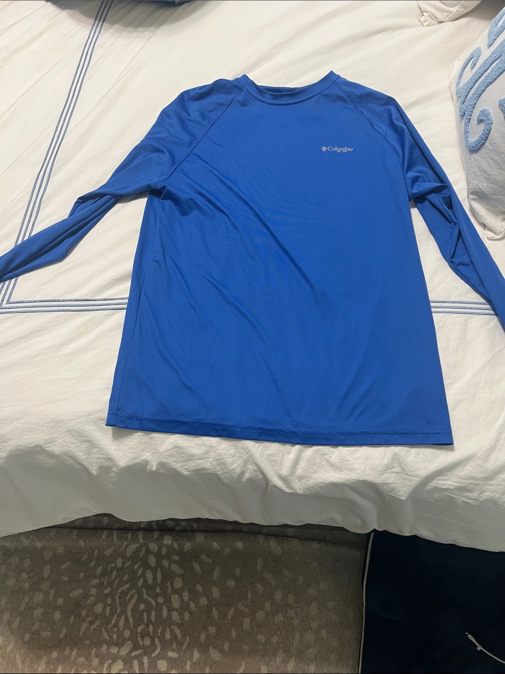 Columbia Men's Long Sleeve Shirt - Royal Blue